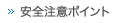安全注意ポイント