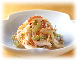 かにと野菜の辛味漬け