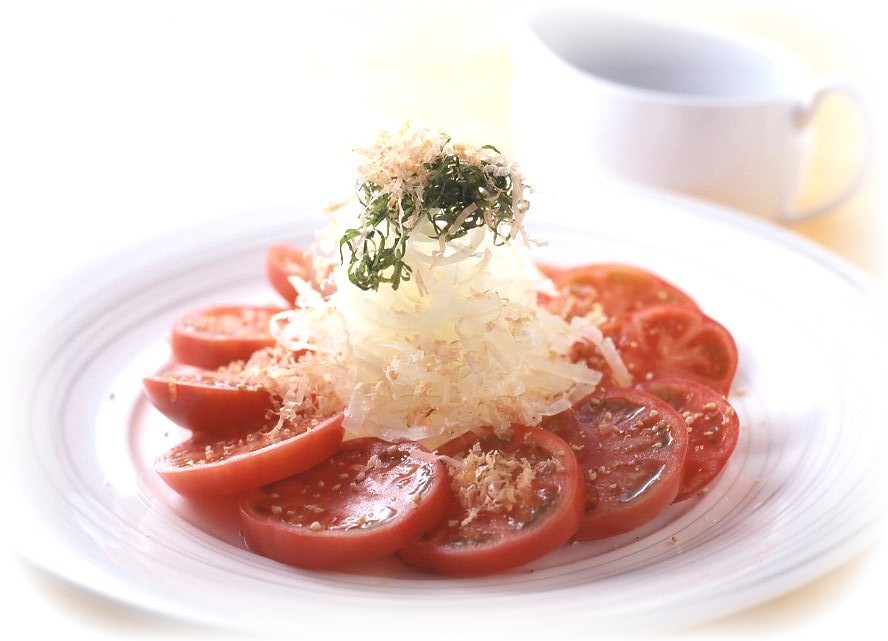 トマトの和風サラダ