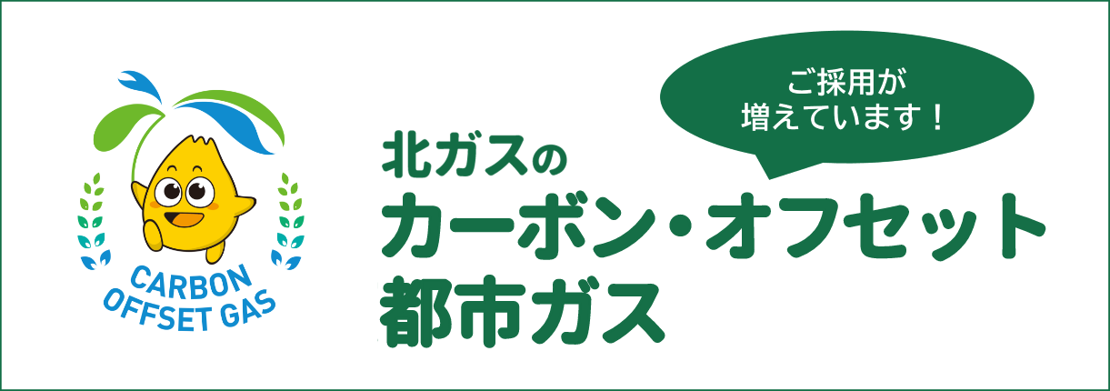 北ガスのカーボンニュートラル天然ガス